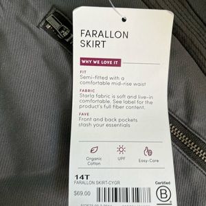 Athleta Farallon Skirt 14T